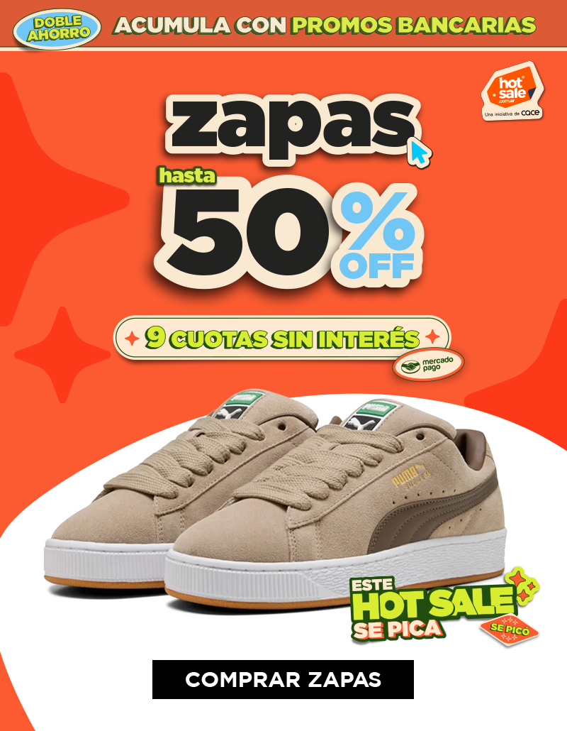 Zapatillas hasta 50% OFF