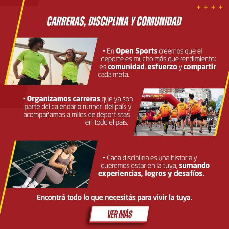 Bienvenido a Open Sports ¡7.500 de regalo!