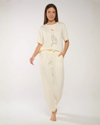 Set De Remera Manga Corta y Babucha Safari Nights